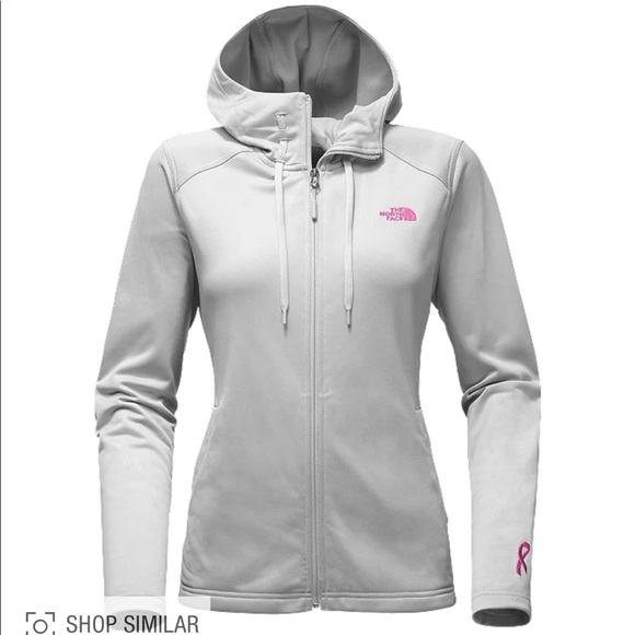 🌾 The North Face Women’s Pink Ribbon Tech Mezzaluna Hoodie SZ Small NF0A35E3 🌾 - Picture 10 of 11